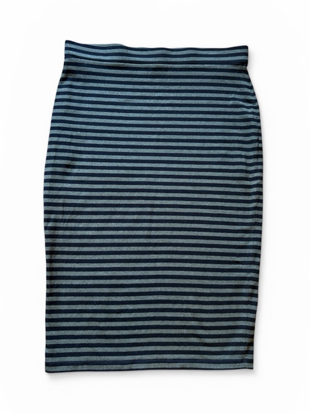 Cotton (92%) Smart Set Pencil Skirt, Striped, size medium, with spandex